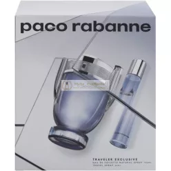   Paco Rabanne Invictus - Eau De Toilette 100 ml + 20 ml cestovný set