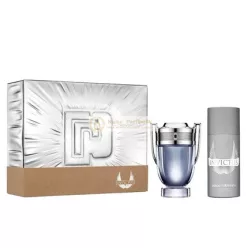   Paco Rabanne Invictus 2-dielna darčeková sada, 100 ml Eau de Toilette