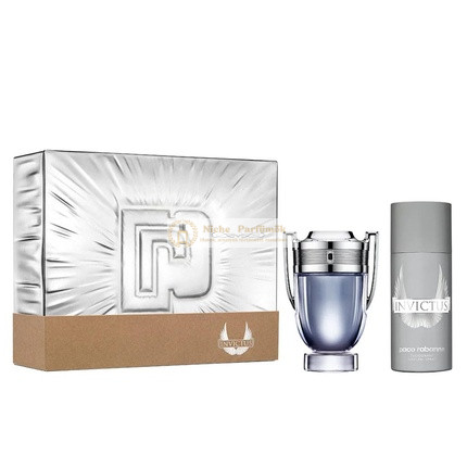 Paco Rabanne Invictus 2-dielna darčeková sada, 100 ml Eau de Toilette