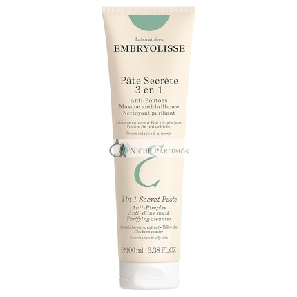 Embryolisse 3 v 1 Proti akné a akné liečba multifunkčná hlinená maska, 100 g