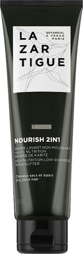 Lazartigue Nourish 2in1 High Nutrition Low-Shampoo vyživujúci šampón pre hrubé a suché vlasy 150 ml