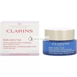   CLARINS Multi-Active Nočný Krém pre Normálnu a Suchú Pokožku, 50ml