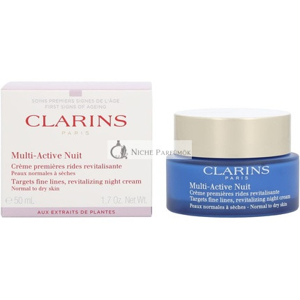 CLARINS Multi-Active Nočný Krém pre Normálnu a Suchú Pokožku, 50ml