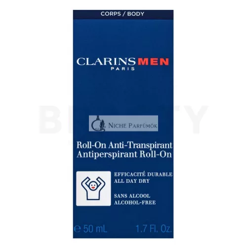 Clarins Men Antiperspirant Roll-On antiperspirant pre mužov 50 ml
