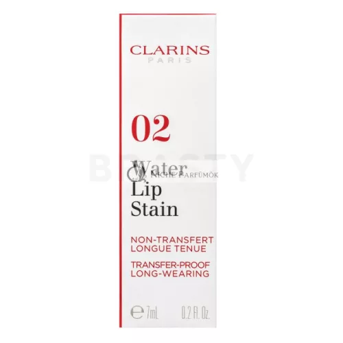 Clarins Eau á Lévres Water Lip Stain lesk na pery pre matný efekt 02 Orange Water 7 ml