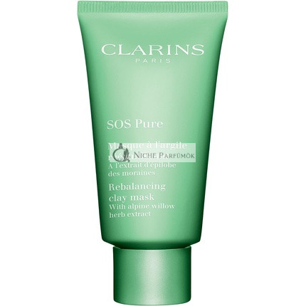 Clarins SOS Čistá hlinená maska na tvár, peeling a čistenie, 75ml