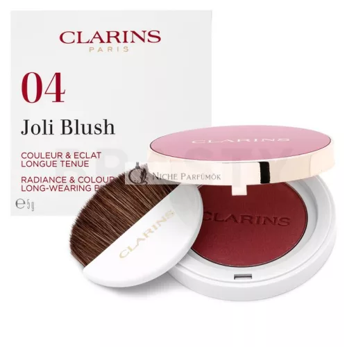 Clarins Joli Blush púdrová lícenka 04 Cheeky Purple 5 g