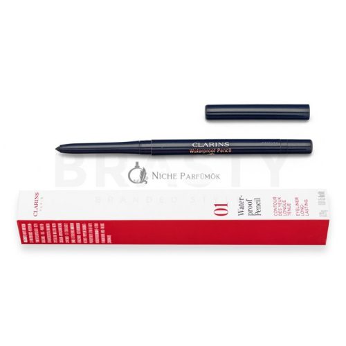 Clarins Waterproof Eye Pencil vodeodolná ceruzka na oči 01 Black Tulip 0,3 g