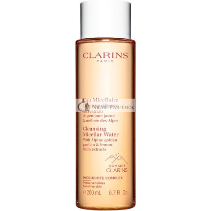 Čistiaca micelárna voda s extraktom z alpského zlatého gentianu a citrónovej balzamu, 200ml