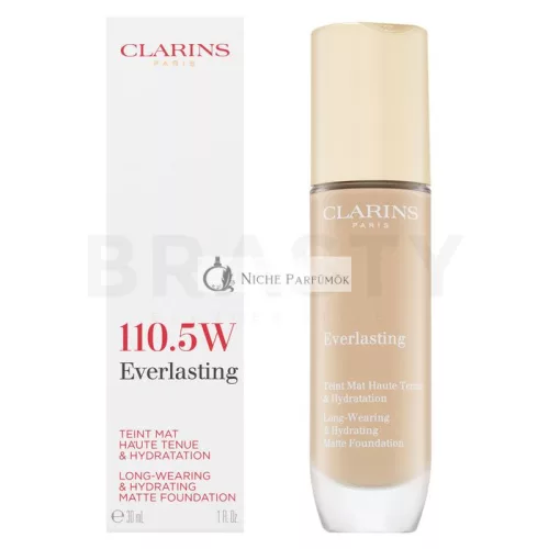 Clarins Everlasting Long-Wearing & Hydrating Matte Foundation dlhotrvajúci make-up pre matný efekt 110.5W 30 ml