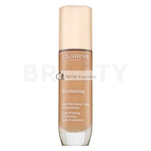 Clarins Everlasting Long-Wearing & Hydrating Matte Foundation dlhotrvajúci make-up pre matný efekt 112.7W 30 ml