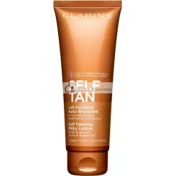   Clarins Self Tan Milky Lotion samoopalovacie mlieko na telo a tvár 125 ml
