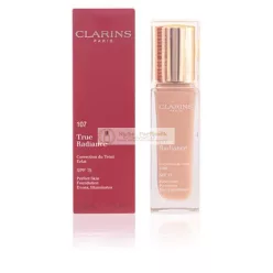   Clarins True Radiance Korekčný Tónovaný Hydratačný Krém 30ml - Amber 112