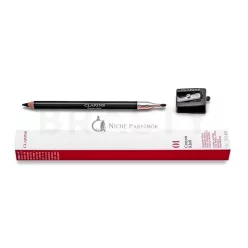   Clarins Crayon Khôl Eye Pencil ceruzka na oči so strúhatkom 01 Carbon Black 1,1 g