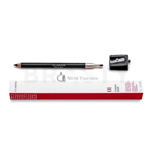 Clarins Crayon Khôl Eye Pencil ceruzka na oči so strúhatkom 01 Carbon Black 1,1 g