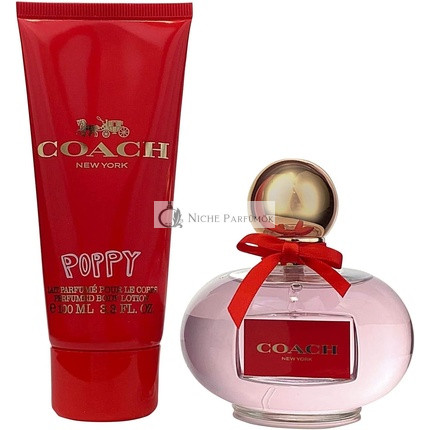 Coach Poppy 2-dielna Darčeková Sada Eau de Parfum 100ml Telový Mlieko 100ml