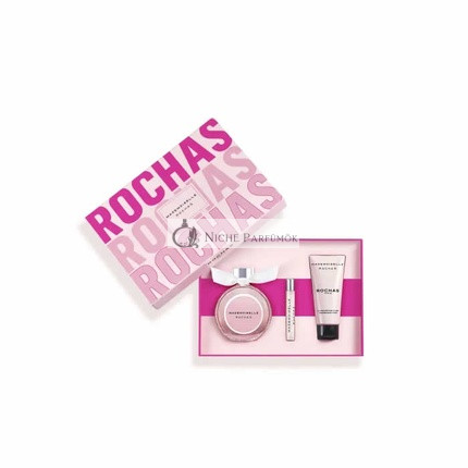 Rochas Mademoiselle Eau De Parfum Sprej Set 90 ml, 3 kusy - Parfémy pre ženy