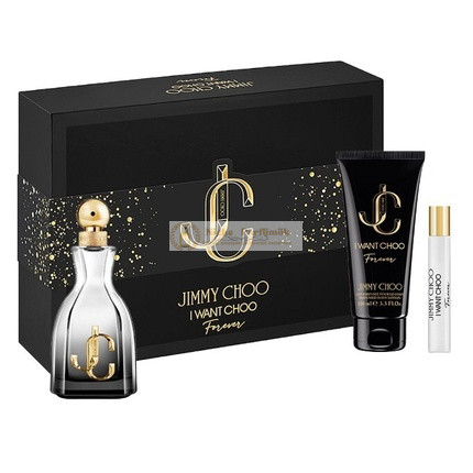 Jimmy Choo I Want Choo Forever - Eau De Parfum 100 ml + Telový krém 100 ml + Eau De Parfum 7,5 ml
