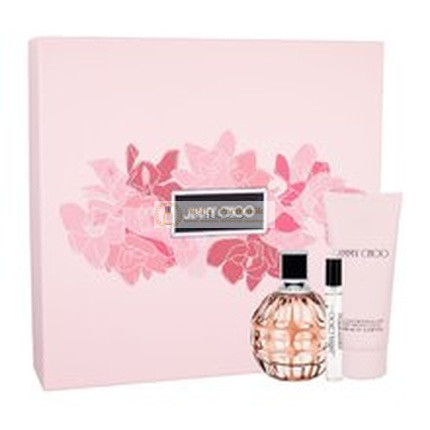 Jimmy Choo Darčeková Sada, Eau De Parfum 100 ml, Telové Mlieko 100 ml, Eau De Parfum 75 ml
