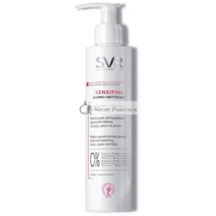 SVR SENSIFINE Upokojujúce ultra jemné čistiace mlieko pre citlivú suchú pleť náchylnú na ekzémy, 200ml