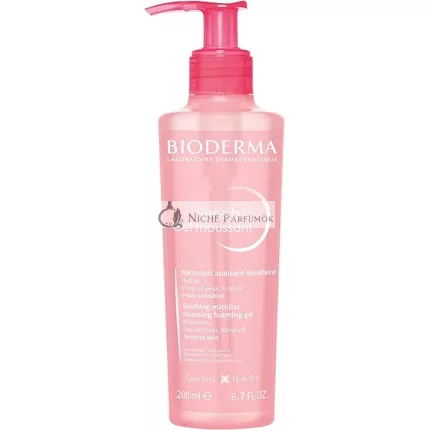 Bioderma Sensibio Moussant Jemný Čistiaci Penový Gél, 200ml