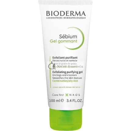 Bioderma Sébium Gel Gommant Exfoliating Purifying Gel peelingový gél pre akné pokožku 100 ml
