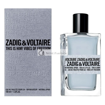 Zadig & Voltaire This is Him! Vibes Of Freedom toaletná voda pre mužov 100 ml