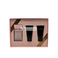   Darčeková sada Narciso Rodrigue For Her Eau De Parfum 50ml + Telové mlieko 50ml + Sprchový gél 50ml
