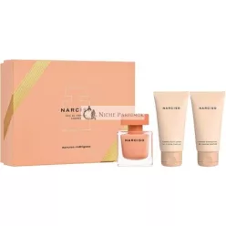   Narciso Rodriguez Narciso Ambree Set: Eau De Parfum Spray 50ml, Telové Mlieko 50ml & Sprchový Gél 50ml