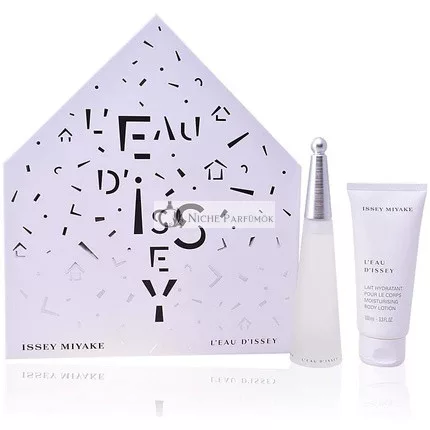 Issey Miyake L'eau d'Issey Darčeková Sada Pre Ženy - 50ml Eau De Toilette Sprej + 100ml Telový Mlieko