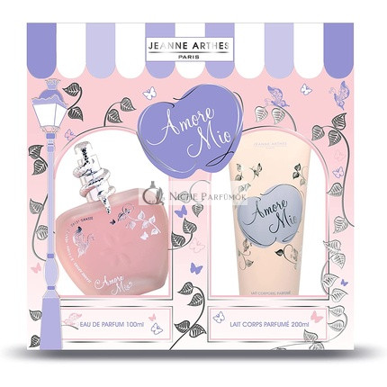 Jeanne Arthes Amore Mio Eau de Parfum 100 ml a Telové Mlieko 200 ml Set - Vyrobené vo Francúzsku