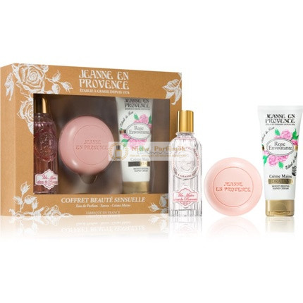 Jeanne en Provence Darčeková Sada s Rúžovou Vôňou - 3 kusy