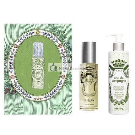 Sisley Eau De Campagne Eau De Toilette, 100 ml + Kúpeľový gél, 250 ml
