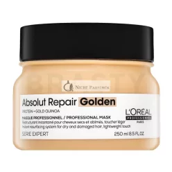   L'Oréal Professionnel Série Expert Absolut Repair Gold Quinoa + Protein Golden Masque vyživujúca maska pre veľmi poškodené vlasy 250 ml