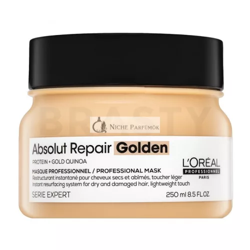 L'Oréal Professionnel Série Expert Absolut Repair Gold Quinoa + Protein Golden Masque vyživujúca maska pre veľmi poškodené vlasy 250 ml