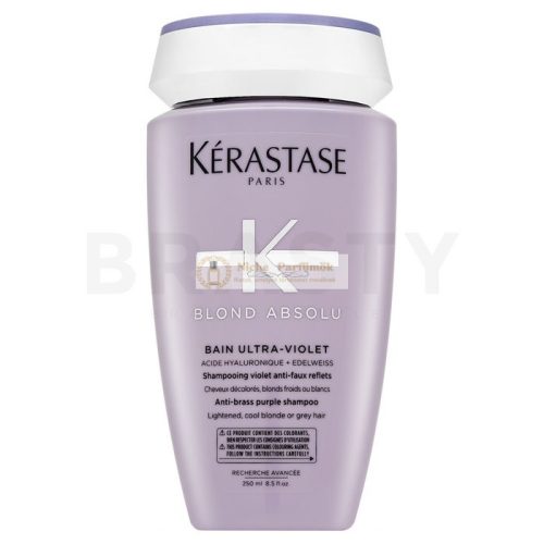 Kérastase Blond Absolu Bain Ultra-Violet vyživujúci šampón pre platinovo blond a šedivé vlasy 250 ml