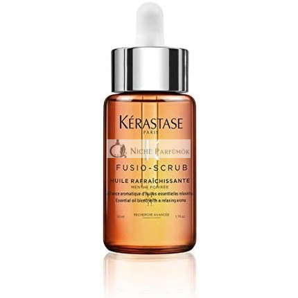 Kérastase Fusio-Scrub Huile Rafraîchissante povzbudzujúci esenciálny olej pre vytvorenie vlasového peelingu 50 ml
