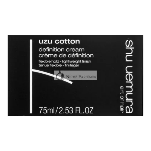 Shu Uemura Uzu Cotton Definition Cream tvarujúci krém pre vlnité a kučeravé vlasy 75 ml