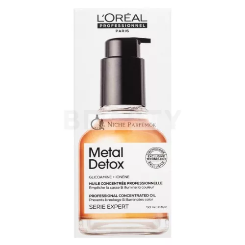 L'Oréal Professionnel Série Expert Metal Detox Professional Concentrated Oil olej pre lesk a ochranu farbených vlasov 50 ml