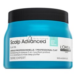   L´Oréal Professionnel Scalp Advanced Anti-Oiliness Professional Clay 2-in-1 Shampoo & Mask Deep Purifier šampón + maska pre mastné vlasy 500 ml