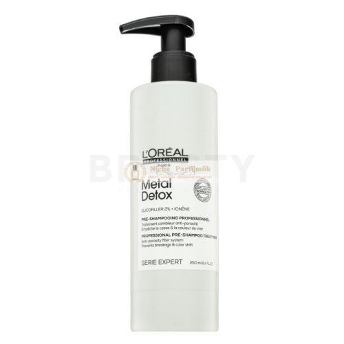 L´Oréal Professionnel Série Expert Metal Detox Professionnal Pre-Shampoo Treatment predšampónová starostlivosť pre lesk a ochranu farbených vlasov 250 ml
