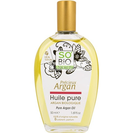 SO'BiO Etic Čistý 100% Bio Arganový Olej, 50 ml