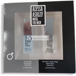   Alyssa After Shaveley Musk Muž 15ml EDT + After Shave 15ml - Balenie 2 kusy