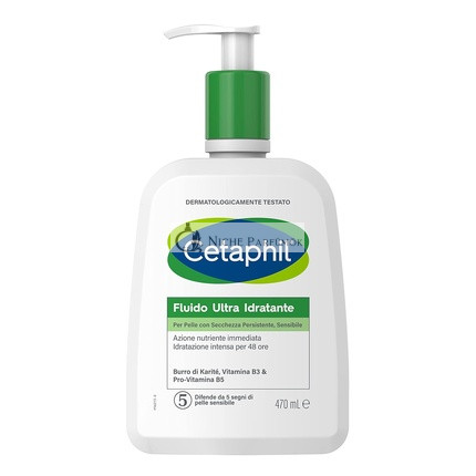 Cetaphil Ultra Hydratačný Fluid Krém na tvár a telo pre pokožku s pretrvávajúcou a citlivou suchosťou, 470 ml
