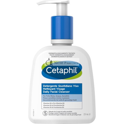 Cetaphil Denný čistiaci prostriedok s glycerínom, panthenolom a niacinamidom, 237ml