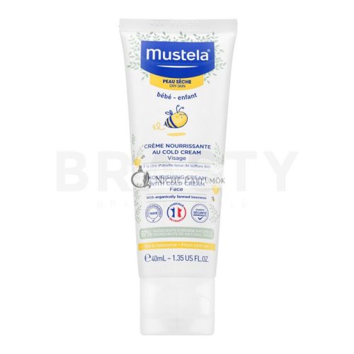 Mustela Bébé Nourishing Cream With Cold Cream hydratačný a ochranný fluid pre deti 40 ml