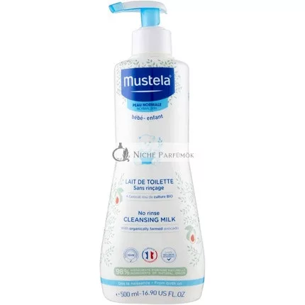 Mustela Čistiaci Mlieko bez oplachovania 500ml