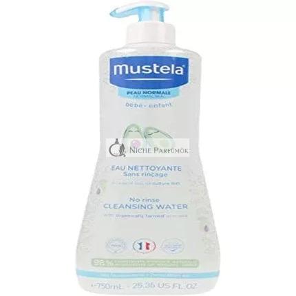 Mustela Detská Lotion, Oplachovanie Zbytočné Čistiaca Voda, 300 ml
