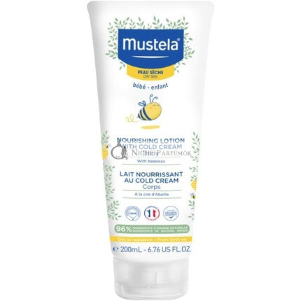 Mustela Výživné mlieko s chladným krémom a včelím voskom, 200ml