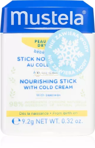 Mustela Bébé ochranná hydratačná tyčinka Nourishing Stick 9,2 g